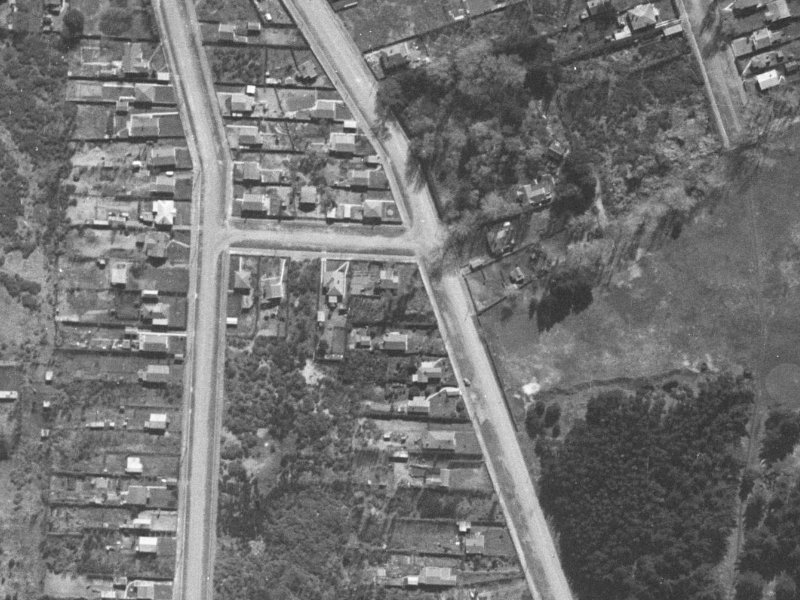 190 Keyes Road from the air, 1940-1944