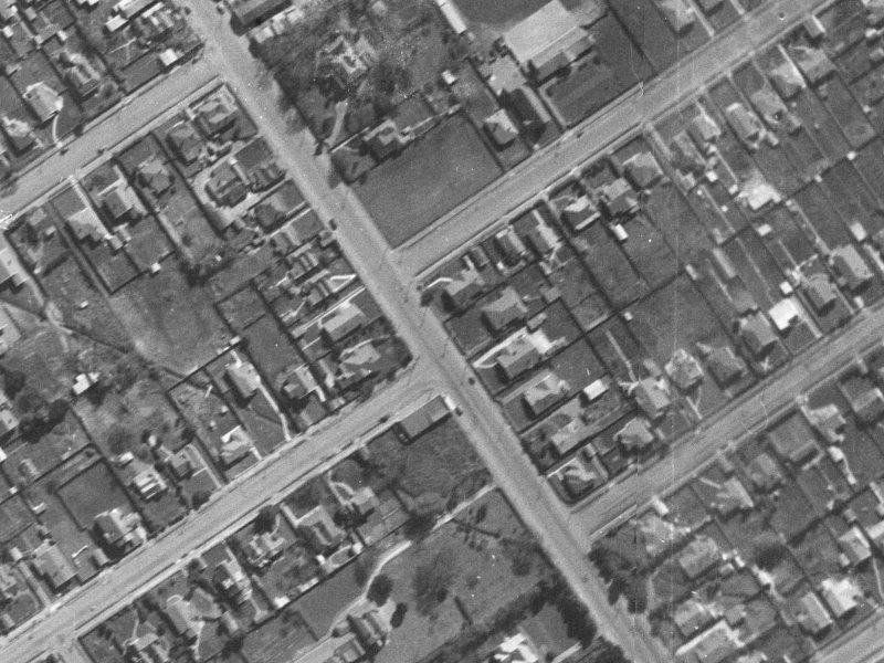 444 Papanui Road from the air, 1940-1944