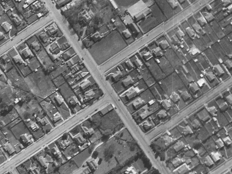 442 Papanui Road from the air, 1940-1944