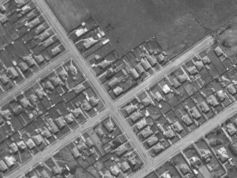 22 Rayburn Avenue from the air, 1940-1944