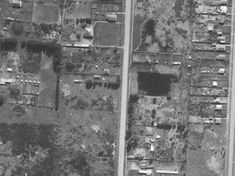 98 Palmers Road from the air, 1940-1944