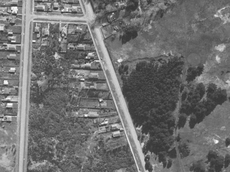 212 Keyes Road from the air, 1940-1944