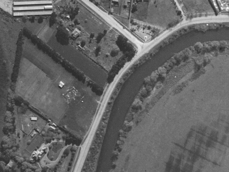 235-237 New Brighton Road from the air, 1940-1944