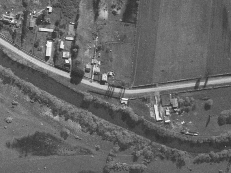 343-345 New Brighton Road from the air, 1940-1944