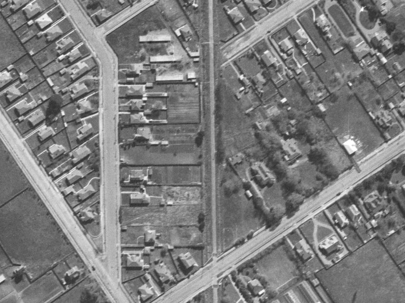 22 Saint James Avenue from the air, 1940-1944