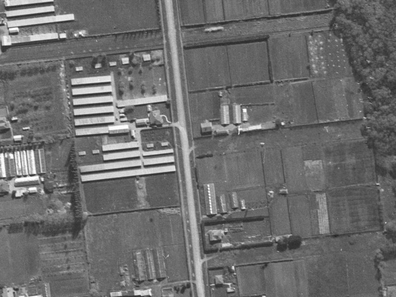 4–22 Parish Street from the air, 1940-1944