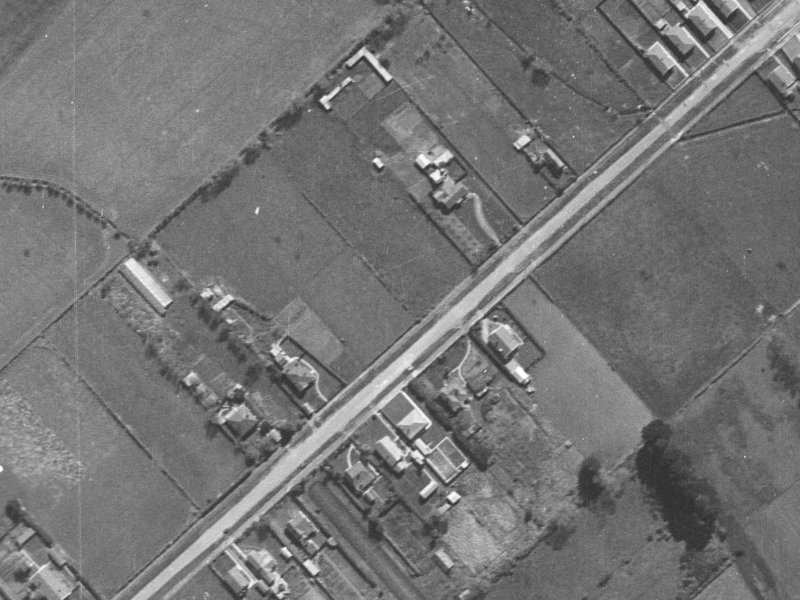 50 Aorangi Road from the air, 1940-1944