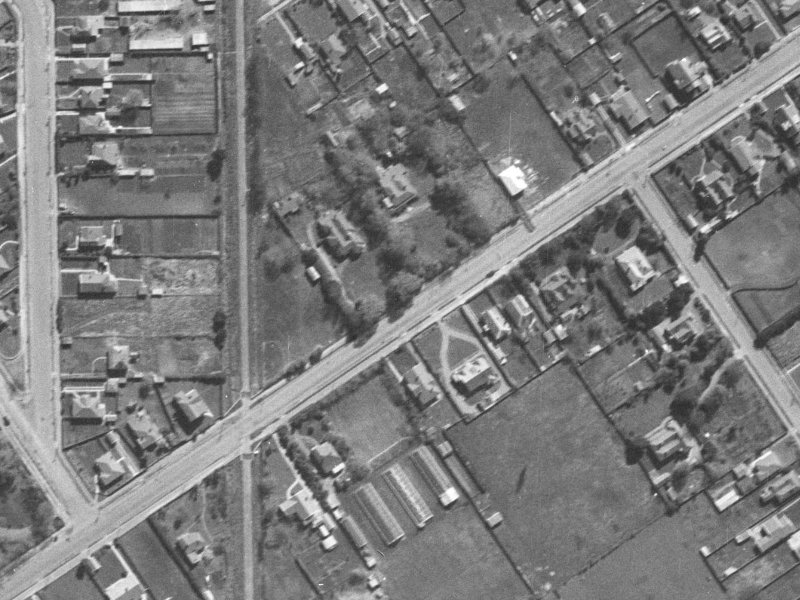 145A Blighs Road from the air, 1940-1944