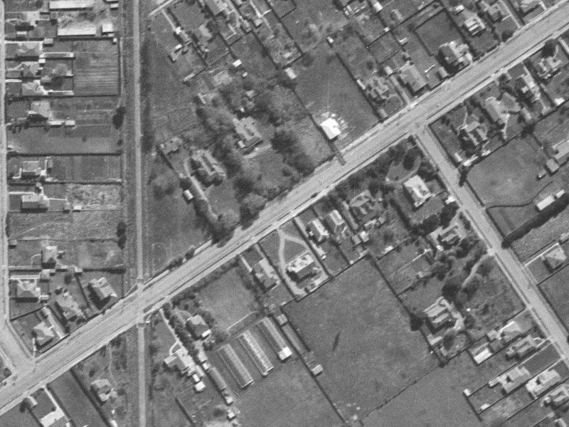 150 Blighs Road from the air, 1940-1944