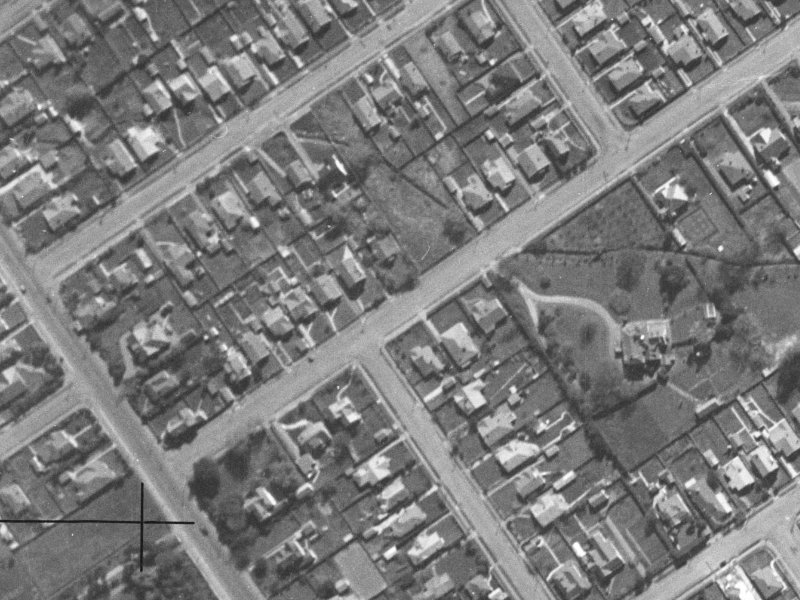 29 Paparoa Street from the air, 1940-1944
