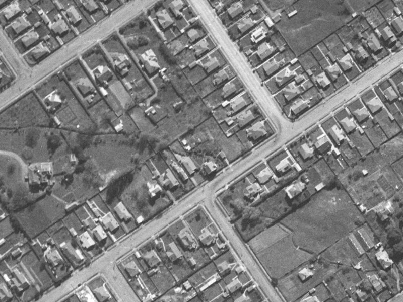 Tomes Road from the air, 1940-1944