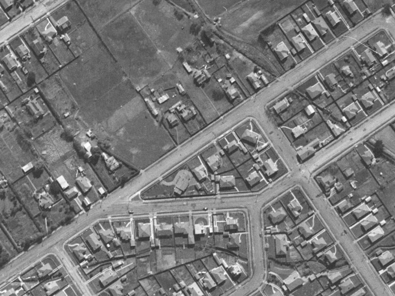 122 Mays Road from the air, 1940-1944