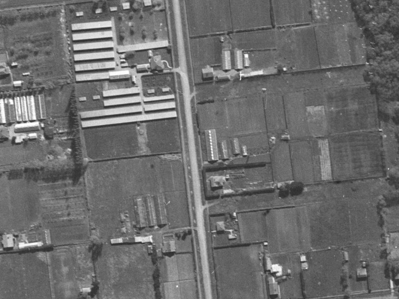 Queensbury Street from the air, 1940-1944