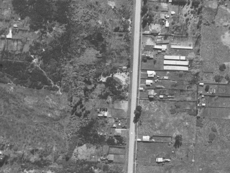 148 Palmers Road from the air, 1940-1944