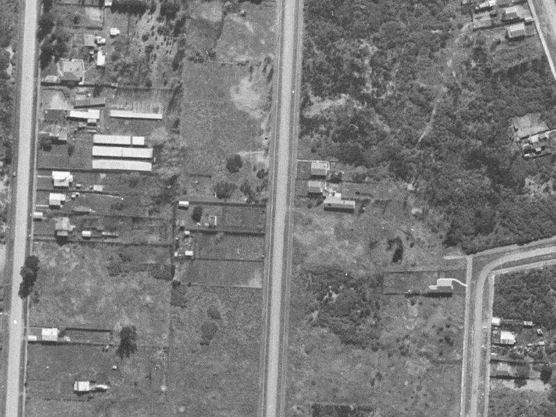 95B Baker Street from the air, 1940-1944