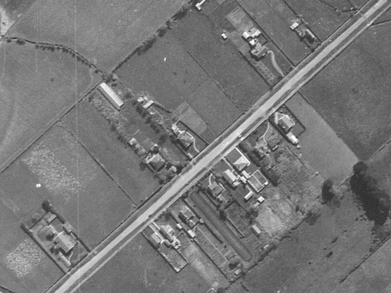 54 Aorangi Road from the air, 1940-1944