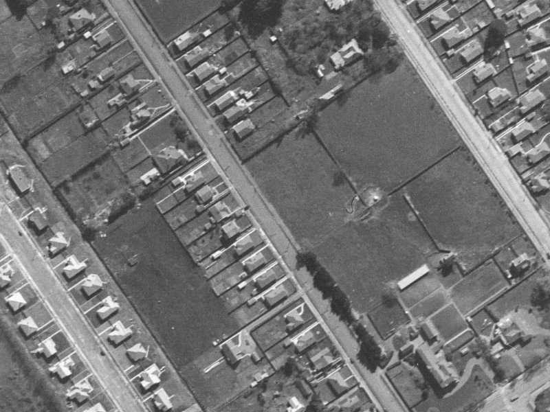 38 Condell Avenue from the air, 1940-1944