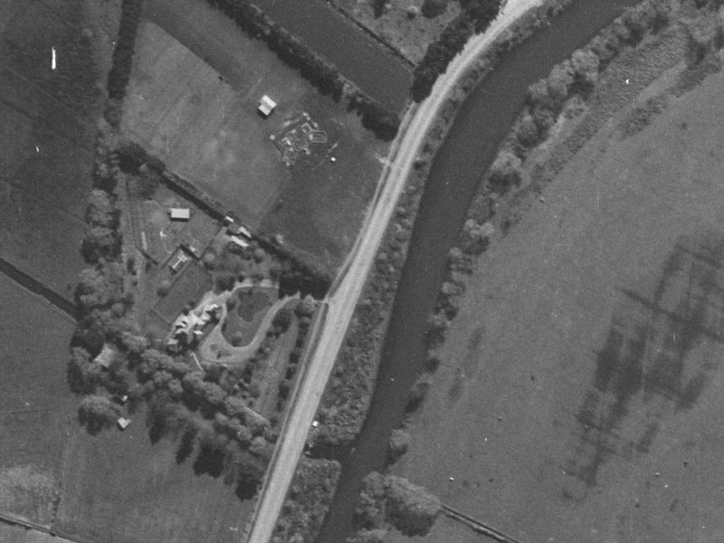 221 New Brighton Road from the air, 1940-1944