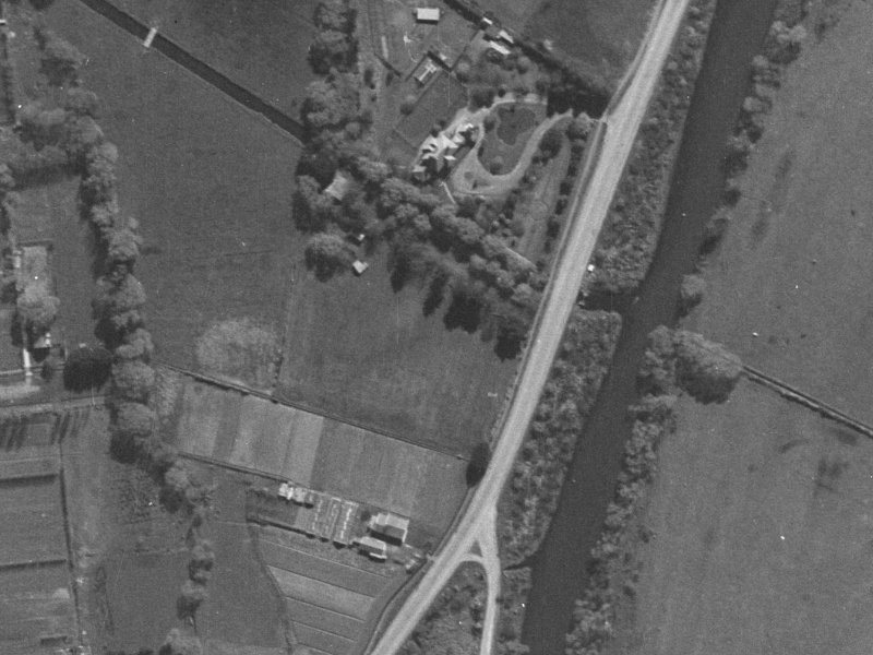 201 New Brighton Road from the air, 1940-1944