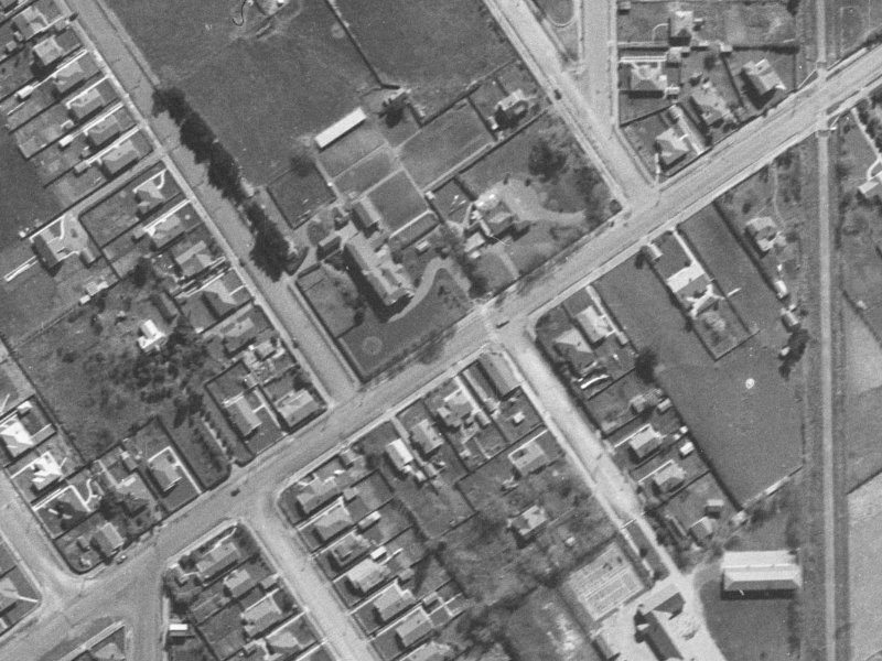 113 Blighs Road from the air, 1940-1944