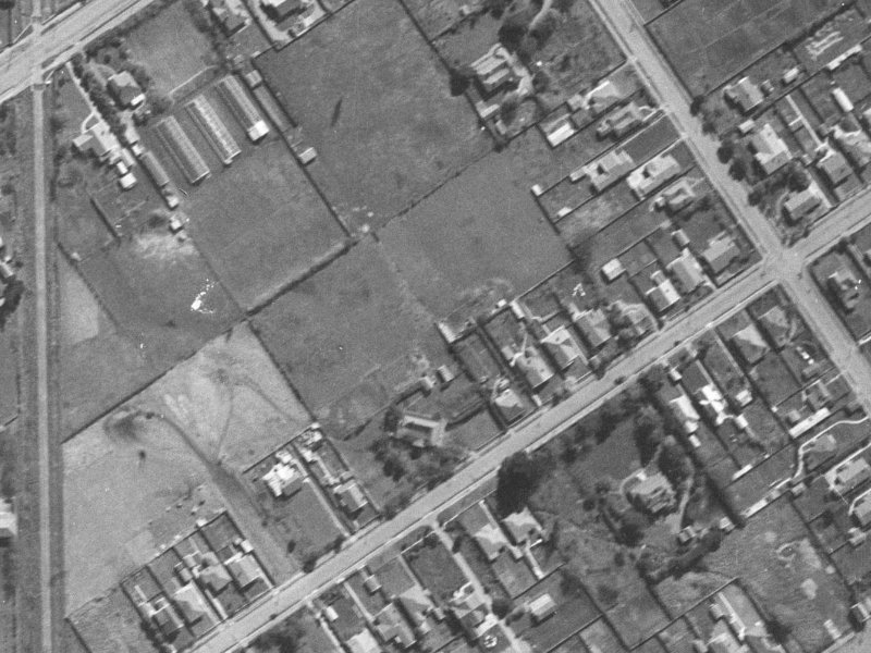 11 Walnut Avenue from the air, 1940-1944