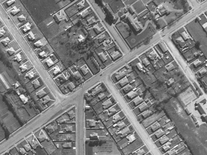 79 Blighs Road from the air, 1940-1944
