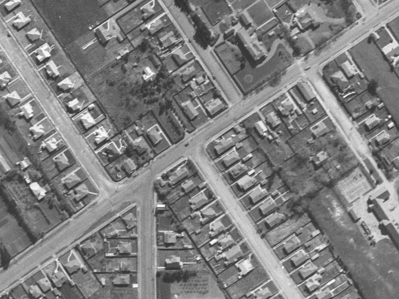 94 Westholme Street from the air, 1940-1944