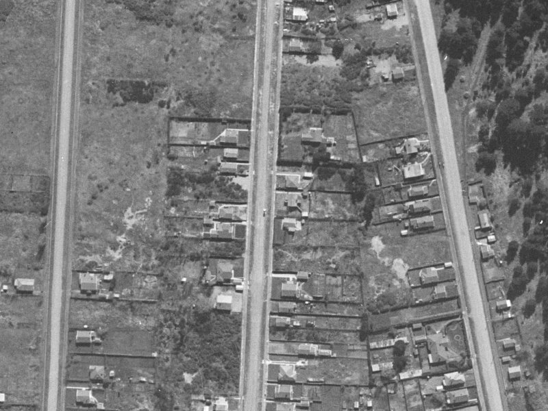 53 Sinclair Street from the air, 1940-1944