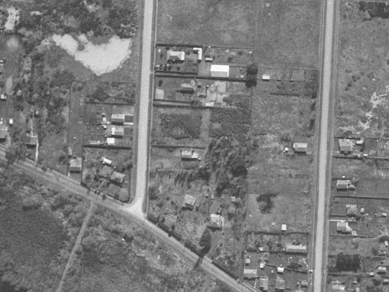 189 Palmers Road from the air, 1940-1944