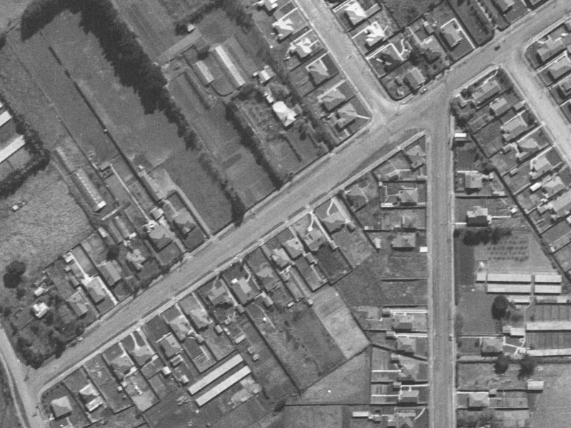 42 Blighs Road from the air, 1940-1944