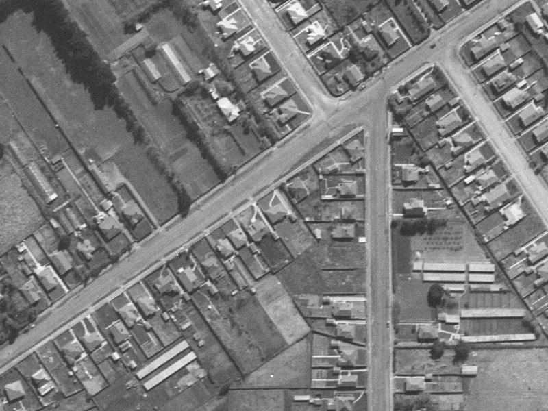 44 Blighs Road from the air, 1940-1944