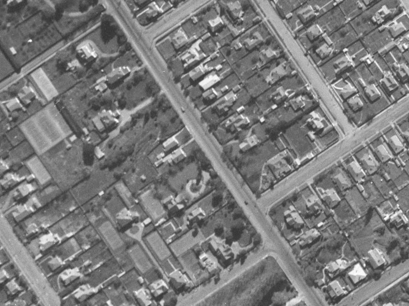 371A Papanui Road from the air, 1940-1944