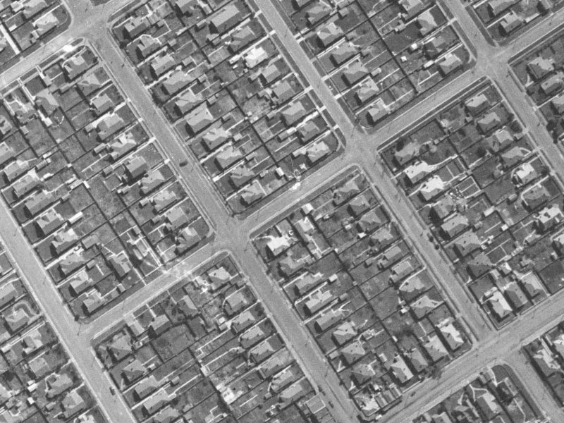Dee Street from the air, 1940-1944