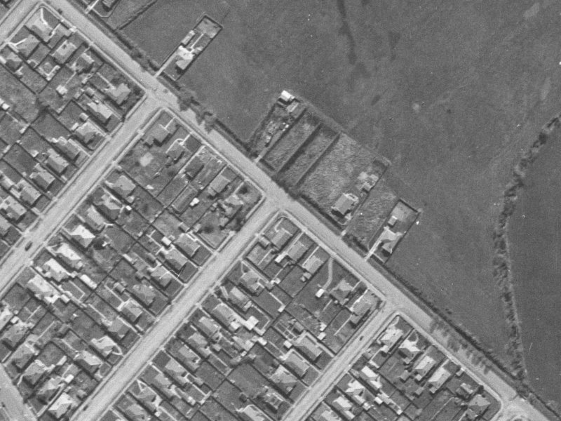 70 Aylesford Street from the air, 1940-1944