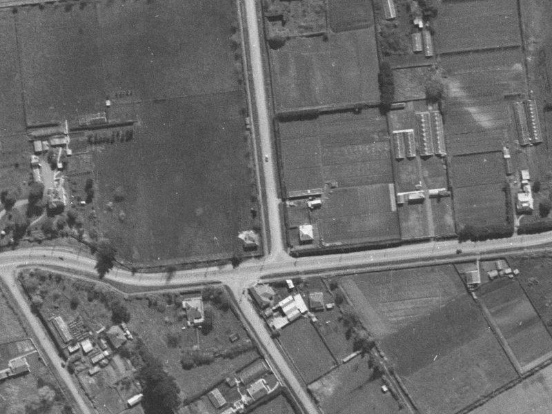147 Queensbury Street from the air, 1940-1944