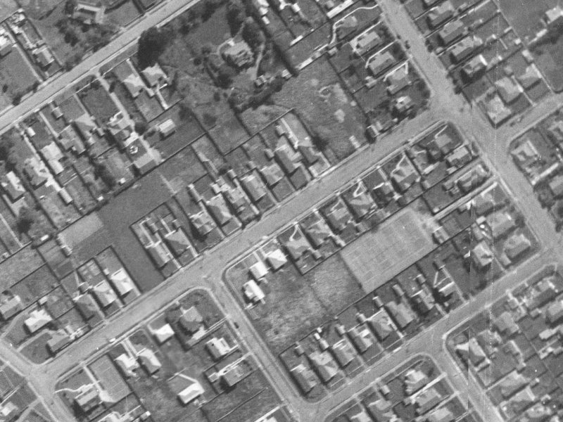 37 Halton Street from the air, 1940-1944