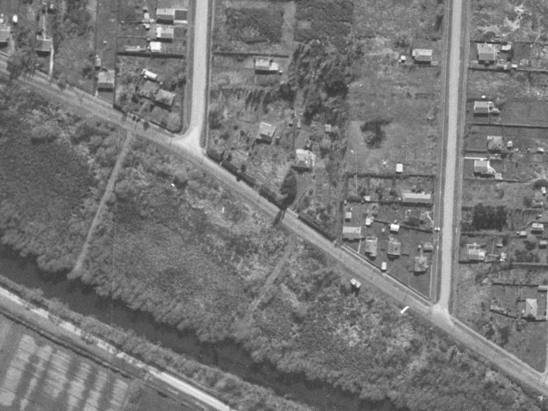 520A New Brighton Road from the air, 1940-1944