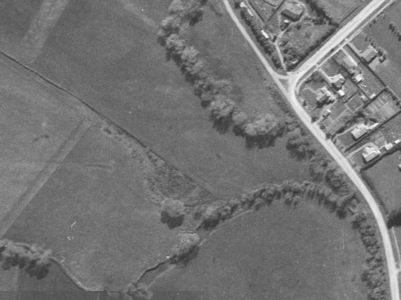 134 Aorangi Road from the air, 1940-1944