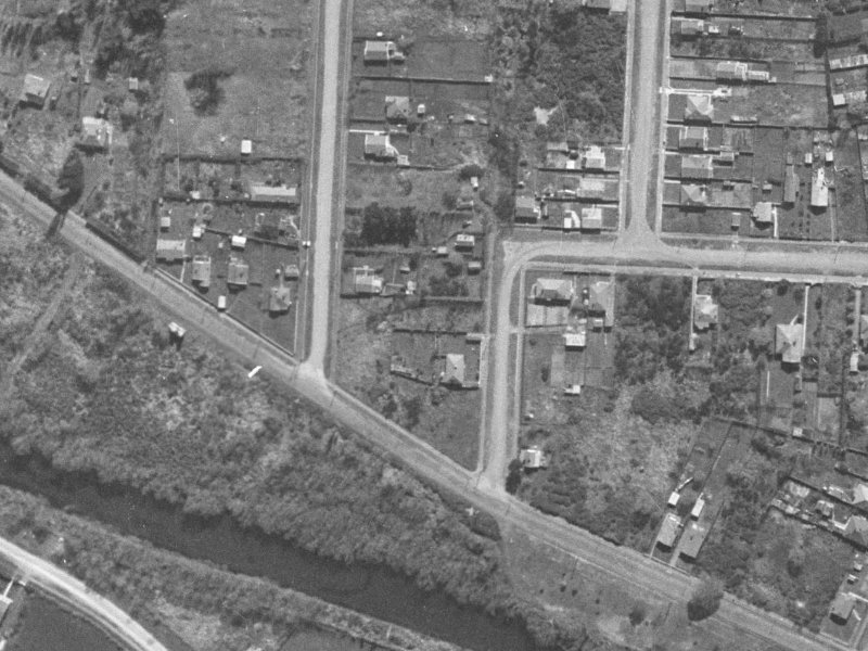 42 Rawson Street from the air, 1940-1944
