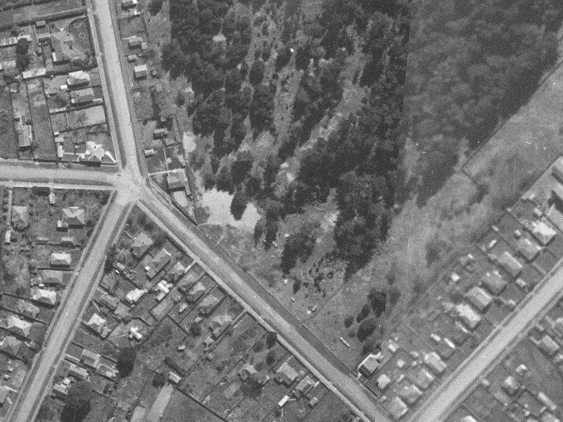 355 Keyes Road from the air, 1940-1944