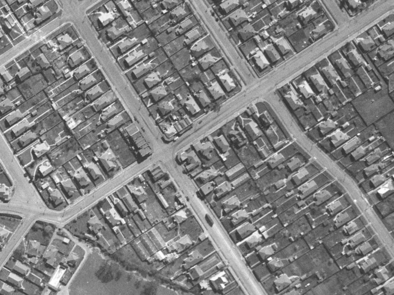 106 Westminster Street from the air, 1940-1944
