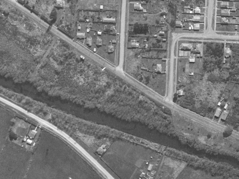 530–533 New Brighton Road from the air, 1940-1944