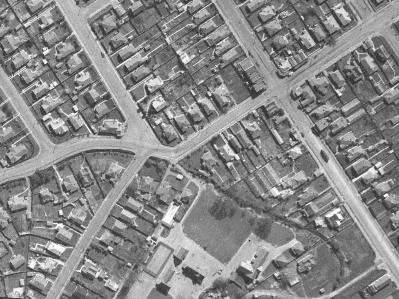 84 Westminster Street from the air, 1940-1944