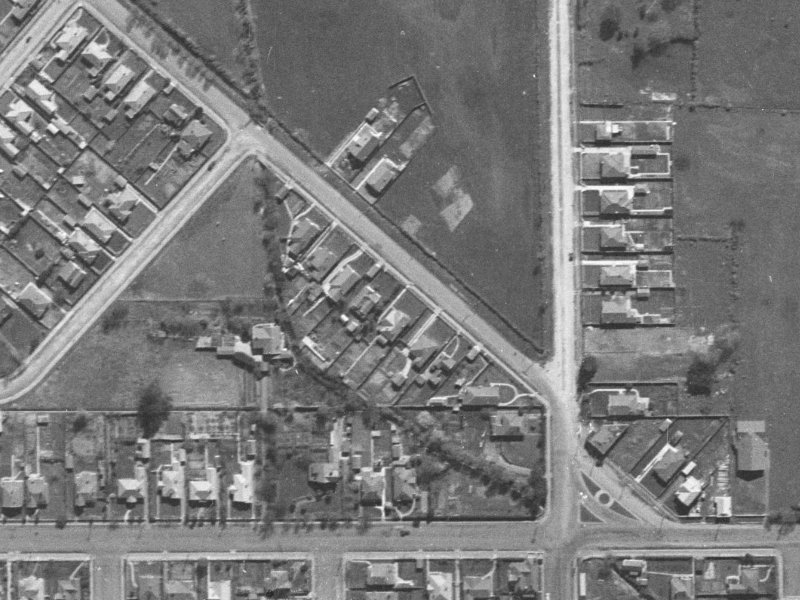 134 Aylesford Street from the air, 1940-1944