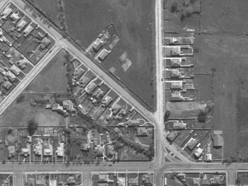 135B Aylesford Street from the air, 1940-1944