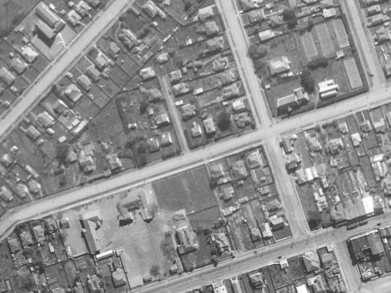 76 Hawke Street from the air, 1940-1944
