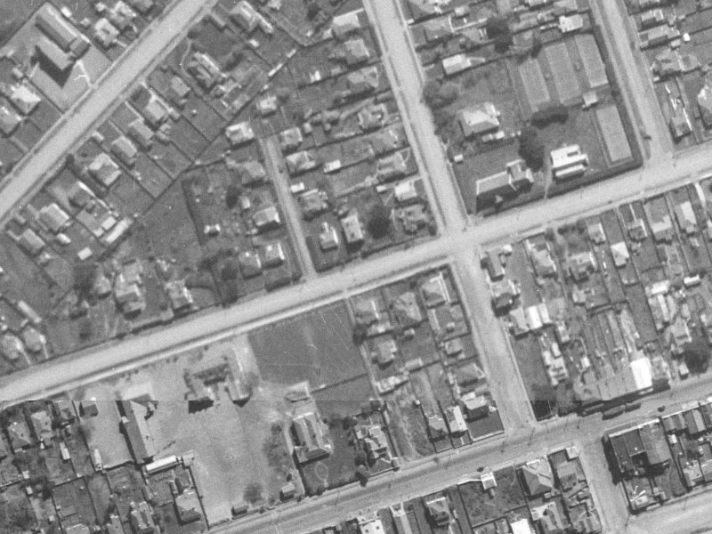 74 Hawke Street from the air, 1940-1944