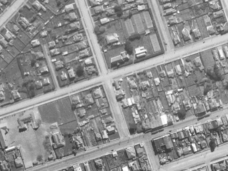 177 Shaw Avenue from the air, 1940-1944