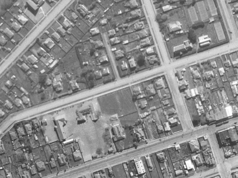 83 Hawke Street from the air, 1940-1944