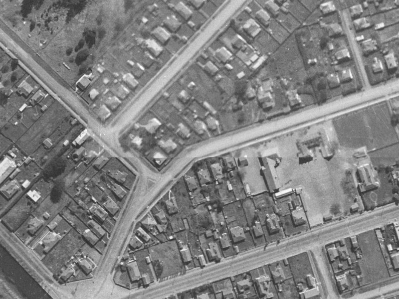 110 Hawke Street from the air, 1940-1944